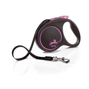 Trixie, Trixie - Kratzball, Flexi Black Design Gurt pink L, 5 m, 50 kg