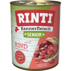 Blickle, Blickle 525048 Stahlblech-Lenkrolle mit Feststeller, Ø 175 mm Ausführung (allgemein) Lenkrolle mit Anschraubplatte und, RINTI Kennerfleisch Senior Rind 12x800 g
