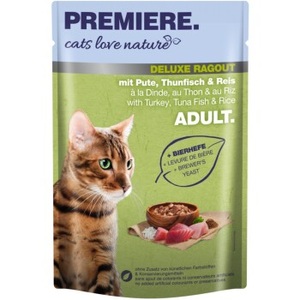 Richco, Richco TOBS-18-01A-RT TOBS-18-01-A-RT Kabelbinder 117 mm Schwarz mit Klebesockel 1 St., PREMIERE cats love nature Deluxe Ragout mit Pute, Thunfisch & Reis 48x100 g
