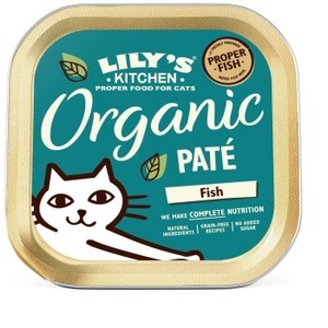 Lily´s Kitchen, LILY'S KITCHEN Nassfutter Katze Adult Organic Patè Fisch 19x85 g, LILY'S KITCHEN Nassfutter Katze Adult Organic Patè Fisch 19x85 g