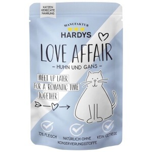 Hardys, HARDYS Love Affair Nassfutter Katze Huhn & Gans 12x100 g, HARDYS Love Affair Nassfutter Katze Huhn & Gans 12x100 g