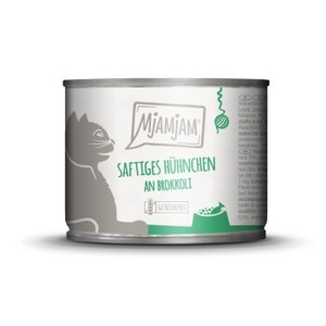 MjAMjAM, MjAMjAM 6x200 g saftiges Hühnchen an Brokkoli, MjAMjAM Nassfutter Katze Adult 6x200 g Huhn und Brokkoli