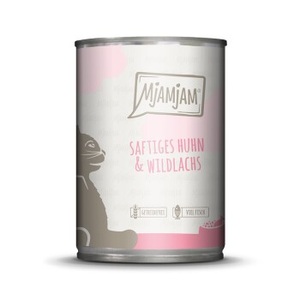 MjAMjAM, MjAMjAM 6x400g Huhn & Wildlachs, MjAMjAM Nassfutter Katze Adult 6x400 g Huhn & Wildlachs