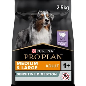 Pro Plan, Pro Plan Dog Medium & Large Sensitive Digestion Truthahn glutenfrei 2.5kg, PRO PLAN Adult Medium & Large Sensitive Digestion getreidefrei 2.5 kg