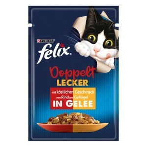 Felix, Felix Doppelt Lecker Rind & Geflügel 26x85 g, Felix Doppelt Lecker Rind & Geflügel 26x85 g