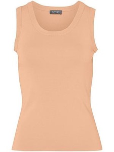 MYBC, Stricktop Rundhals-Ausschnitt MYBC orange