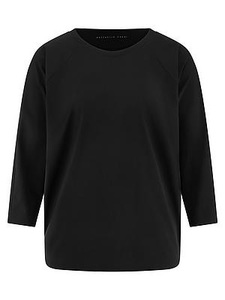 Raffaello Rossi, Rundhals-Shirt 3/4-Arm Raffaello Rossi schwarz
