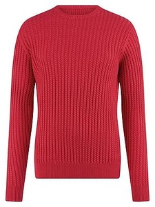 Louis Sayn, Rundhals-Pullover Louis Sayn rot