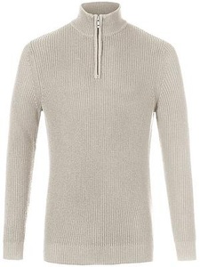 Louis Sayn, Pullover Stehbundkragen Louis Sayn beige
