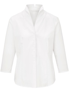 Eterna, Bluse Kelchkragen Eterna weiss Größe: 52, Bluse Kelchkragen Eterna weiss Größe: 52