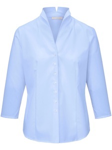Eterna, Bluse Kelchkragen Eterna blau Größe: 48, Bluse Kelchkragen Eterna blau Größe: 48
