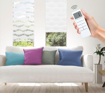 GOOD LIFE, Elektrisches Rollo »Wave - SMART HOME«, Good Life, Lichtschutz, ohne Bohren