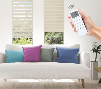 GOOD LIFE, Elektrisches Rollo »Wood - SMART HOME«, Good Life, Lichtschutz, ohne Bohren