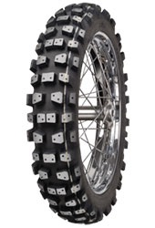 Mitas, 110/100-18 64M TT XT-454 Winter Friction white, Mitas XT454 Winter Friction ( 110/100-18 TT 64M Hinterrad, NHS, weiss )