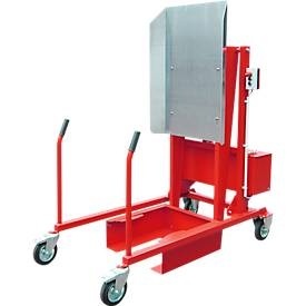 undefined, Mülltonnen-Kippstation MKS, für 120 & 240 l Tonnen, Ausschütthöhe 1480 mm, Kippwinkel 135°, bis 110 kg, Rollen, 12 V, RAL 3000, Mülltonnen-Kippstation MKS, für 120 & 240 l Tonnen, Ausschütthöhe 1480 mm, Kippwinkel 135°, bis 110 kg, Rollen, 12 V, RAL 3000