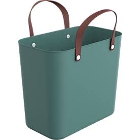 Rotho, Rotho Einkaufstasche , 1044405092 , Olivgrün , Kunststoff , 40x34x23.5 cm , 003294041302, Multibag Style 25L grün