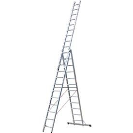 undefined, Mehrzweckleiter 3-teilig, 3x8 Sprossen, Mehrzweckleiter 3-teilig, 3x8 Sprossen