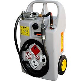 CEMO, Mobile Tankanlage Diesel-Trolley, 60 l, Handpumpe, Schlauch 3 m, CEMO Diesel-Trolley, 60 l, mit Handpumpe und Zapfventil