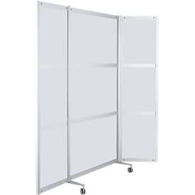undefined, Mobile Stellwand, ESG Klarglas, Mobile Stellwand, ESG Klarglas