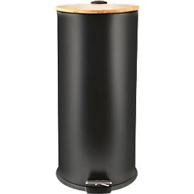 MSV Spirella, MSV Spirella Treteimer Adonis, 30L, Stahl, schwarz