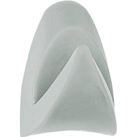 Maul, Neodym-Magnet MAUL, mit Kleiderhaken, bis 6 kg, 2 Stück, B 24 x H 34 mm, Kunststoffgehäuse, grau, Neodym-Magnet MAUL, mit Kleiderhaken, bis 6 kg, 2 Stück, B 24 x H 34 mm, Kunststoffgehäuse, grau