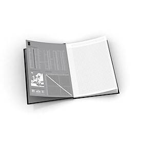 Oxford, OXFORD Office Essentials A4 Fallgebunden Blau Pappcover Notizbuch kariert 96 Blatt, Gebundenes Notizbuch Original Blue A4, 96 Blatt, kariert 5mm
