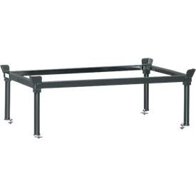 Fetra, Aufsetzrahmen, für Paletten-Fahrgestell, Stahl, bis 1200 kg, anthrazitgrau, H 370/652 mm