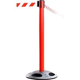Guidesystems, Absperrpfosten RS-Guidesystems GLA 25, rot, Gurt rot/weiß, 2 Stück, Absperrpfosten RS-Guidesystems GLA 25, rot, Gurt rot/weiß, 2 Stück