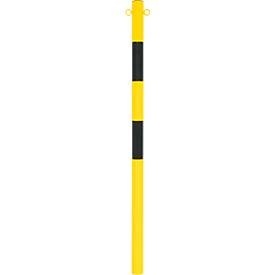 undefined, Absperrpfosten zum Einbetonieren, ø 60 mm, gelb/schwarz, Absperrpfosten zum Einbetonieren, ø 60 mm, gelb/schwarz
