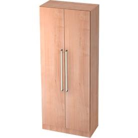 undefined, Aktenschrank TARVIS, mit Griff ohne Schloss, 5 Ordnerhöhen, B 800 x T 420 x H 2004 mm, Nussbaum-Dekor, Aktenschrank TARVIS, mit Griff ohne Schloss, 5 Ordnerhöhen, B 800 x T 420 x H 2004 mm, Nussbaum-Dekor
