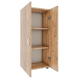 VCM, Büroschrank Bücher Ordner Aktenschrank Büromöbel Schrank Ulas 3-fach Drehtüren Büroschrank Bücher Ordner Aktenschrank Büromöbel Schrank Ulas 3-fach Drehtüren, MID.YOU Aktenschrank 49/108/34 cm , Ulas 3 , Honigeiche , Holzwerkstoff , 2 Fächer , 49x108x34 cm , melaminharzbeschichtet,melaminharzbeschichtet,Nachbildung,Nachbildung , In verschiedenen Grössen erhältlich, in verschiedenen Holzdekoren erhältli