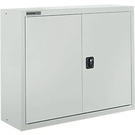 SSI Schäfer, Aktenschrank SSI Schäfer MSI 8408, B 800 x T 400 x H 800 mm, 3 Böden, Stahl, lichtgrau RAL 7035, Schäfer Shop Select Aufsatzschrank MS 8408i, B 800 x T 400 x H 800 mm, 1 Boden, Stahl, lichtgrau RAL 7035/lichtgrau RAL 7035