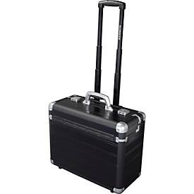 Alumaxx, ALUMAXX Pilotenkoffer DISCOVERY, mit Tragegriff und Rollen, Aluminium, schwarz, ALUMAXX Pilotenkoffer DISCOVERY, mit Tragegriff und Rollen, Aluminium, schwarz