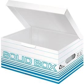 Leitz, Archivbox Leitz Solid Box S 6117, 10 Stück, blau, 