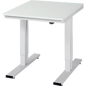 RAU, Arbeitstisch, elektrisch höhenverstellbar, RAU Arbeitstisch, elektrisch höhenverstellbar, Höhe 720 - 1120 mm, Spanplatte MF-beschichtet, BxT 750 x 1000 mm