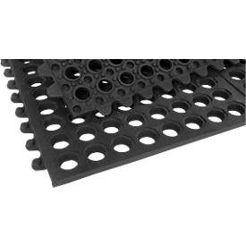 undefined, Yoga-Matte NR Allround, HxBxT 15 x 900 x 900 mm schwarz, gelochte Oberfläche, Arbeitsplatzmatte Yoga Allround®, schwarz, 1 Stück