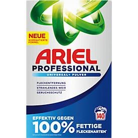 Ariel, Ariel Universal Pulverwaschmittel, Vollwaschmittel, Tiefenrein-Technologie, hygienische Frische, 140 Waschladungen