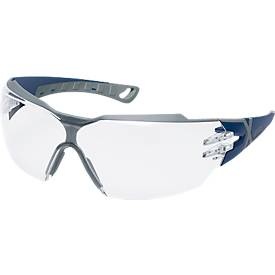 Uvex, Uvex pheos cx2 9198257 Schutzbrille Blau, Grau DIN EN 170, Uvex Pheos CX2 Supravision Excellence Schutzbrille - Transparent/Blau-Schwarz
