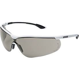 Uvex, Uvex sportstyle 9193 9193280 Schutzbrille inkl. UV-Schutz Weiß, Schwarz, uvex Schutzbrille Sportstyle, Grau