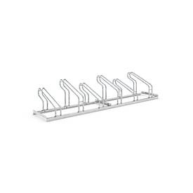 undefined, Fahrradständer zu Flachdachüberdachung für einseitige Überdachung mit 12 Stellplätzen, Bügelparker WSM, 1-seitig, für Reifen bis B 55 mm, B 2100 x T 1850 x H 500 mm, Stahl feuerverzinkt, 6 Einstellplätze, zerlegt