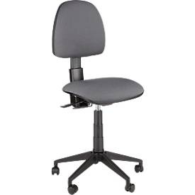 Leyform, Bürostuhl Saloon, ohne Armlehnen, mit Kantenschutz, höhenverstellbar, anthrazit, Bürostuhl Saloon, ohne Armlehnen, mit Kantenschutz, höhenverstellbar, anthrazit