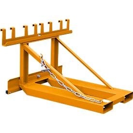 bauer, Bauer Mülltonnen-Heber MH-II, mit Gummianschlag, für 2x 80- bis 360-L-MGB und 1x 1100-L-MGB, L 1030 x B 1070H 680 mm, lackiert, gelborange RAL 2000, Bauer Mülltonnen-Heber MH-II, mit Gummianschlag, für 2x 80- bis 360-L-MGB und 1x 1100-L-MGB, L 1030 x B 1070H 680 mm, lackiert, gelborange RAL 2000