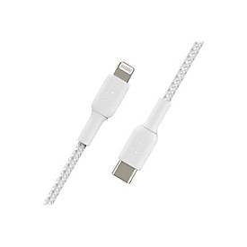 Belkin BOOST CHARGE - Lightning-Kabel - USB-C (M) bis Lightning (M) - 2 m - weiß - USB-Stromversorgung (18 W)