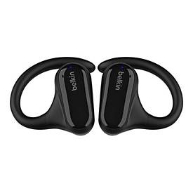 Belkin, Belkin SoundForm ClearFit - True Wireless-Kopfhörer mit Mikrofon - offenes Ohr - über dem Ohr angebracht - Bluetooth - Schwarz, Belkin In-Ear-Kopfhörer Clearfit Schwarz