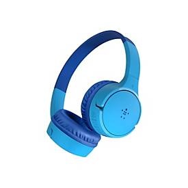 undefined, Belkin SOUNDFORM Mini Kopfhörer Kopfband 3,5-mm-Anschluss Mikro-USB Bluetooth Blau, BELKIN SoundForm Mini - Bluetooth-Kinderkopfhörer (On-ear, Blau)