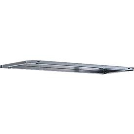undefined, Boden für Fachbodenregal B 1000 x T 300 mm, verzinkt, SCHULTE Lagertechnik Zusatz-Fachboden MULTIPlus 150, 1000x 300mm, 25 mm Kante, mit 4 Fachbodenträgern