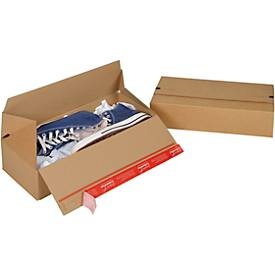 Colompac, ColomPac Faltkartons Euroboxen, Größe L, 400 x 200 x 100 mm, 10 Stück, ColomPac Faltkartons Euroboxen, Größe L, 400 x 200 x 100 mm, 10 Stück