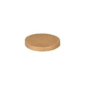 PAPSTAR, Deckel Papstar pure, für Portionsbecher, ø 60 mm, 50 Stk., kompostierbar, Frischfaser-Karton, braun, Deckel Papstar pure, für Portionsbecher, ø 60 mm, 50 Stk., kompostierbar, Frischfaser-Karton, braun