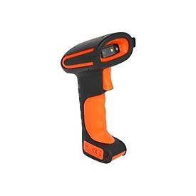 undefined, DeLOCK 90507 Barcodeleser Tragbares Barcodelesegerät 1D/2D CMOS Schwarz, Orange, DeLock Barcode Scanner 90507 - 1D/2D