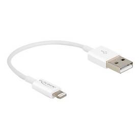 DeLOCK 83001 USB Kabel 0,15 m USB 2.0 USB A Micro-USB B/Lightning/Apple 30-pin Weiß